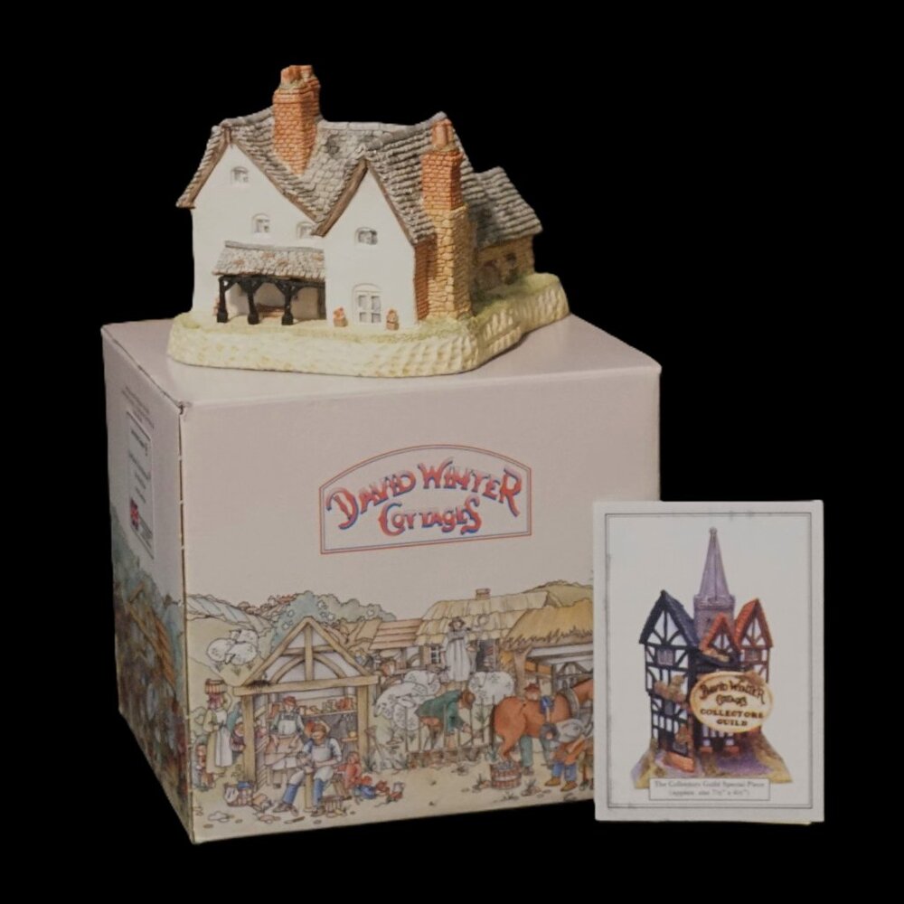 David Winter Cottages Benbow’s Farmhouse 1987 Vintage